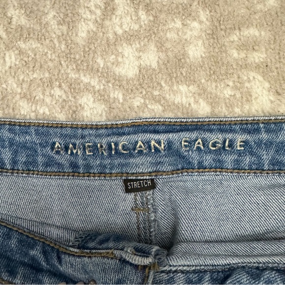 American Eagle Mom Jeans | Plus Size 22 High Waisted Ankle Fit Jean Stretch - Picture 3 of 6